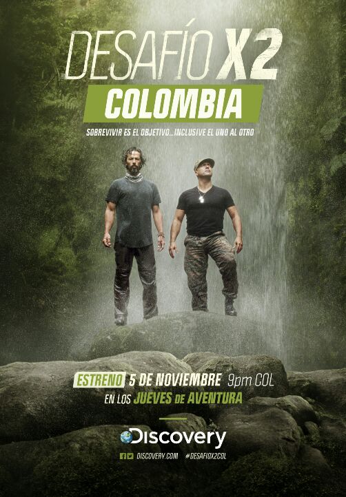 Desafío X2 Colombia - Arnoby Sinam en Discovery Channel