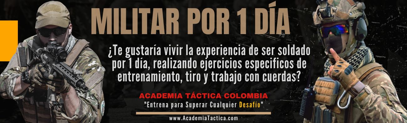 Academia Táctica Colombia - Entrenamiento Militar para civiles y militares. Defensa Personal, Rappel, Airsoft, Tiro, Primeros Auxilios, Supervivencia